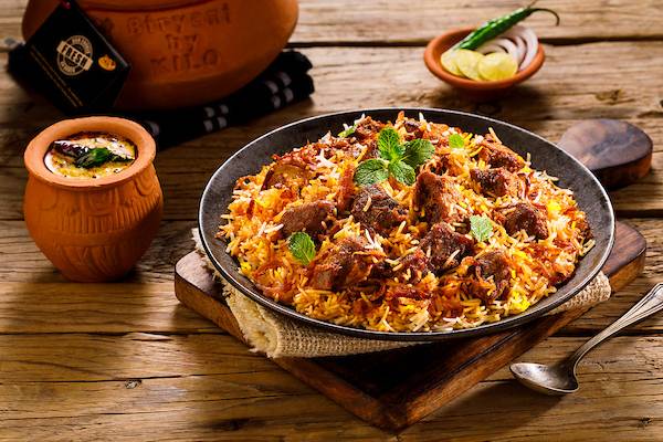 Mutton Biryani (Fry) 